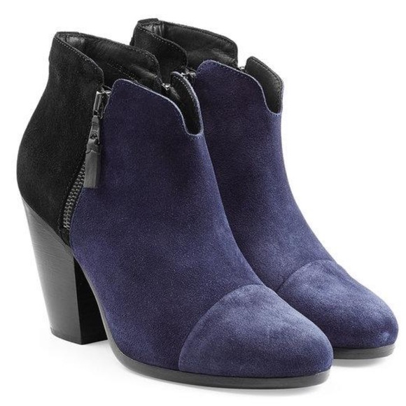 Rag Bone Margot Suede Ankle Boots Size 7/38